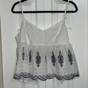 Abercrombie & Fitch embroidered tank